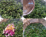 A picture of step 1 of Methi Palak And Amaranth Saag.