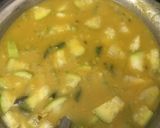 A picture of step 7 of Moong Dosa with sambhar.