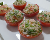 Foto del paso 4 de la receta: Tomates rellenos de tabulé
