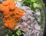 A picture of step 2 of Chowmien.