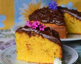 Foto del paso 5 de la receta: Torta de limón con cubierta de chocolate y dulce de leche🍰