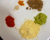 A picture of step 1 of Stuffed Brussels Sprouts Sabji.