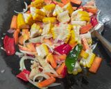 Foto langkah ke 5 dari resep Kakap Fillet Siram Saus Padang.