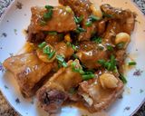 A picture of step 3 of PorkRibs with Plum sauce.