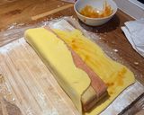 A picture of step 10 of Battenburg Cake (gluten free) 🧈.