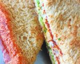 A picture of step 5 of Cream cheese Cheela Sandwich.