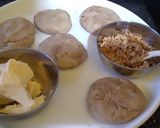 A picture of step 1 of Sweet flavour some malai parathas.