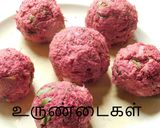 A picture of step 2 of Beet root patties.