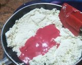 A picture of step 3 of Rose Paneer Sandesh.