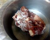 A picture of step 1 of Mutton Pulao.