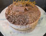 A picture of step 8 of Chocolate Cheesecake.