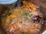 Fumet de Langostino y Corvina