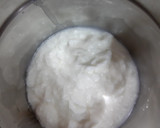 A picture of step 3 of Mango lassi.