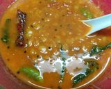 A picture of step 5 of Dal Curry.