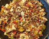 Foto del paso 6 de la receta: Burritos con pimientos y huevo 🌯🌯