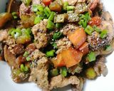 A picture of step 5 of Chicken Fajitas with Vegetables.