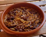 Foto del paso 9 de la receta: Fideos con carrilleras de cerdo al vino tinto