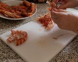 A picture of step 4 of Calamari with Shrimp in Garlic Sauce.