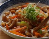 Foto langkah ke 6 dari resep Ikan Kukus dengan Sayuran.