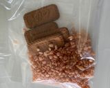 A picture of step 2 of Biscoff barfi.