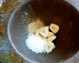 A picture of step 3 of Cassava Crisps infused with Garlic.