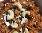 A picture of step 4 of Gajar ka halwa.
