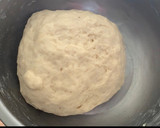 A picture of step 6 of 2 layer bread.