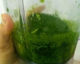 A picture of step 4 of Methi palak aloo.