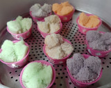 Foto langkah ke 5 dari resep Bolu Kukus Tepung Beras (tanpa telur, tanpa mixer).