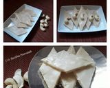 A picture of step 9 of Kaju Katli.