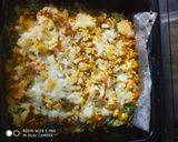 A picture of step 6 of Scalloped Potato Spinach Roll.