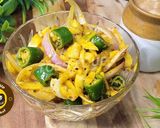 A picture of step 3 of Instant Raw Mango Pickle Aam Ki Kachri.