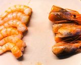 Foto del paso 2 de la receta: Tortilla de trigueros con gambas rojas