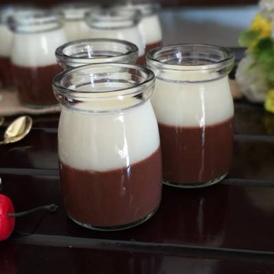  Cara  Mudah Membuat  Choco Milky Silky Pudding Aka Silky 