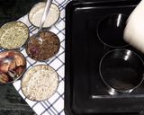 A picture of step 2 of Dry Fruits Gulkand Baklava....Mediterranean dessert.
