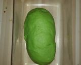 Foto langkah ke 3 dari resep Roti Sobek Pandan (Berserat sempurna).