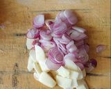 Foto langkah ke 2 dari resep Tumis Buncis Jamur Kancing.