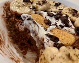 Foto del passaggio 2 della ricetta Porridge al cacao con banana, yogurt e cioccolato