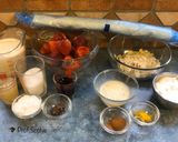 A picture of step 1 of Strawberry “Baklava” 👩‍🍳.