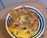 Foto langkah ke 3 dari resep Omelet Jamur Merang.