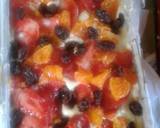 Fruit Pastry Cake with Vanilla Sauce #rebaked_Susan_Gracia langkah memasak 4 foto