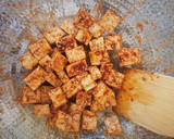 Foto del paso 1 de la receta: Spaguettis de arroz con tofu y champiñones