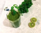 A picture of step 3 of Mint Lemonade.