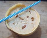 A picture of step 2 of Muskmelon pudina refreshing drink.