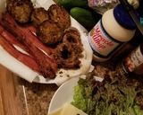 A picture of step 3 of Fried Green Tomato BLT Sandwiches & Sliders.
