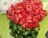 Foto del paso 3 de la receta: Ejotes acompañados con verduras y huevos
