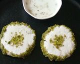 A picture of step 9 of Mohan bhog.