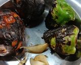 A picture of step 3 of Authentic Kathiyawadi Bengan Bhartha.
