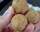 Foto del paso 4 de la receta: Falsos knedles - mini ciruela envuelta en masa de garbanzo