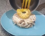 Foto del paso 4 de la receta: Hamburguesa fitness de pulled chicken con queso y pan de atún